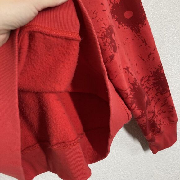 Trigun Sweatshirt Mens Large Red Crewneck Atsuko Anime Fleece Pullover Graphic - Picture 11 of 15